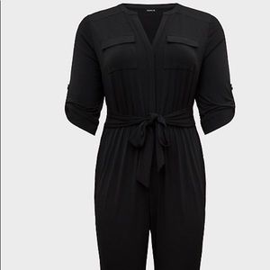 Torrid Harper Deep Black jumpsuit 2X